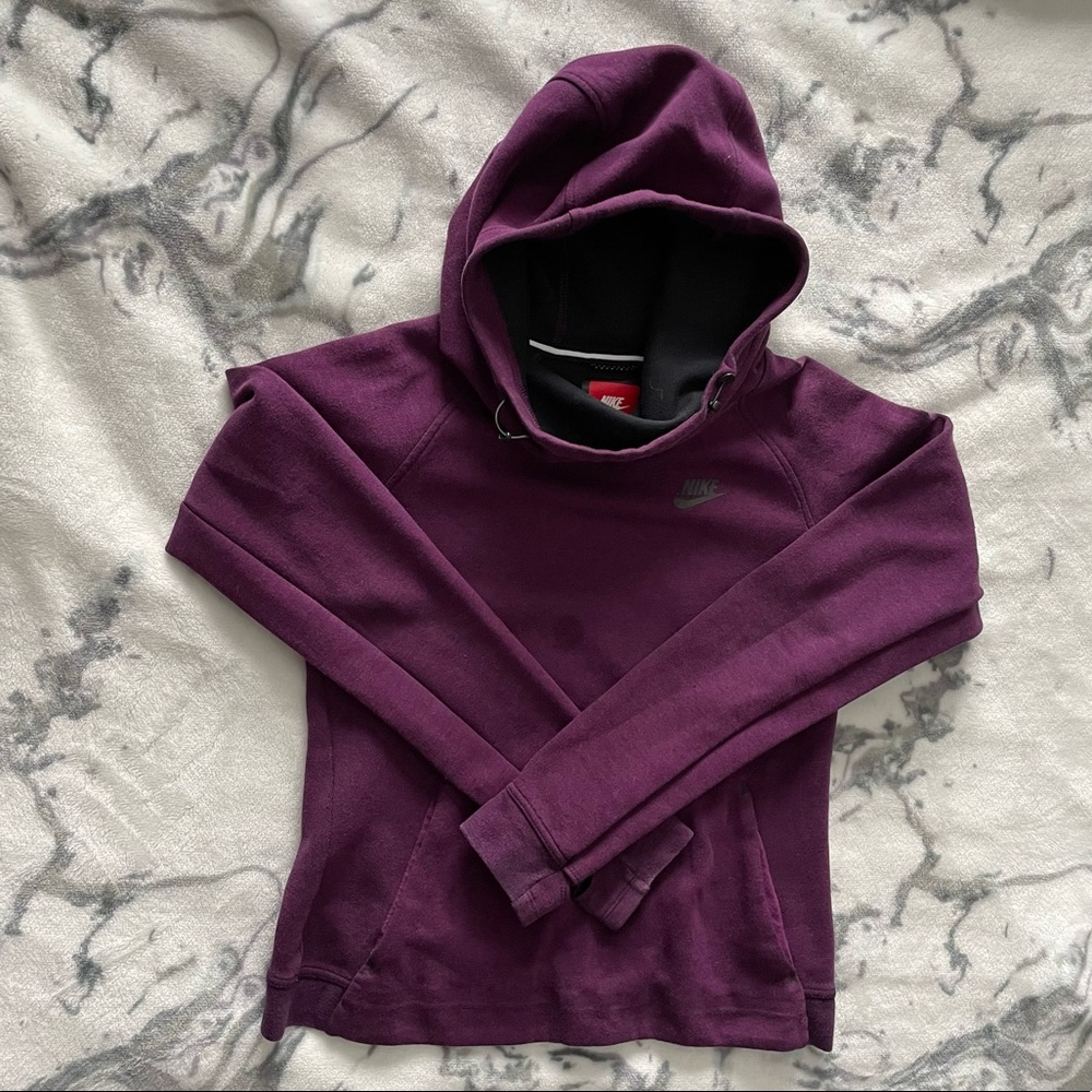 Purple Nike Fleece Pull-Over